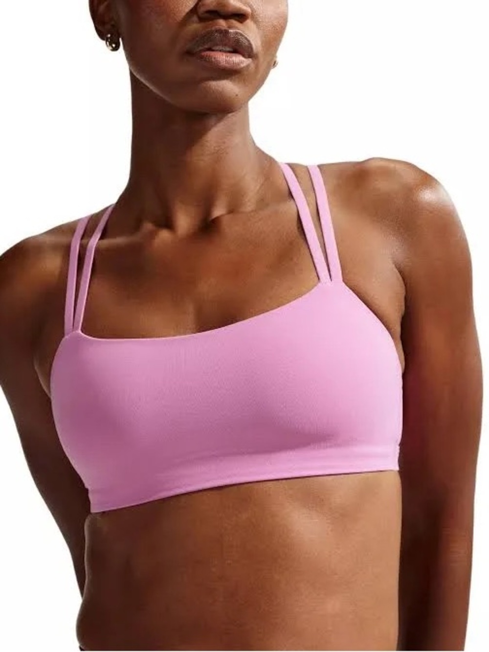 Nike Pink Double-Strap Sports Bra